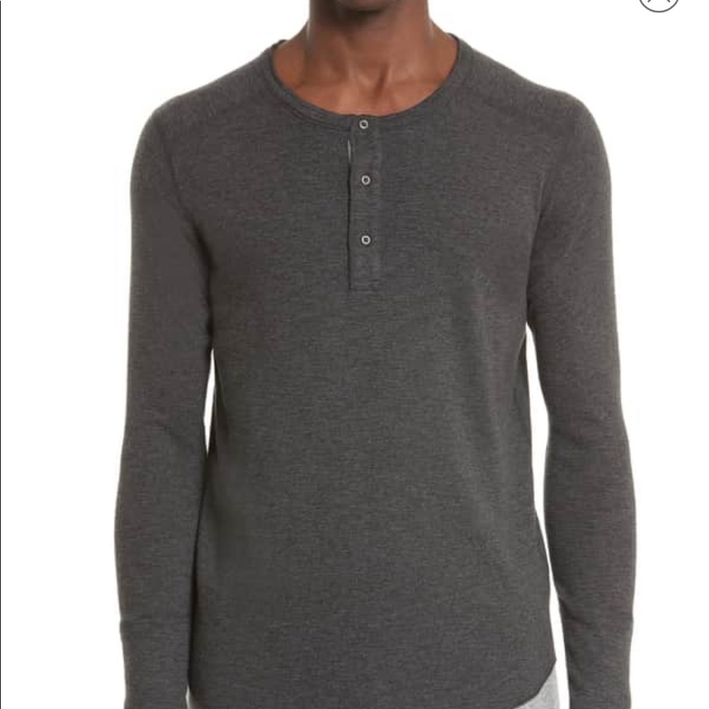 Wings and Horns Base Long Sleeve Henley